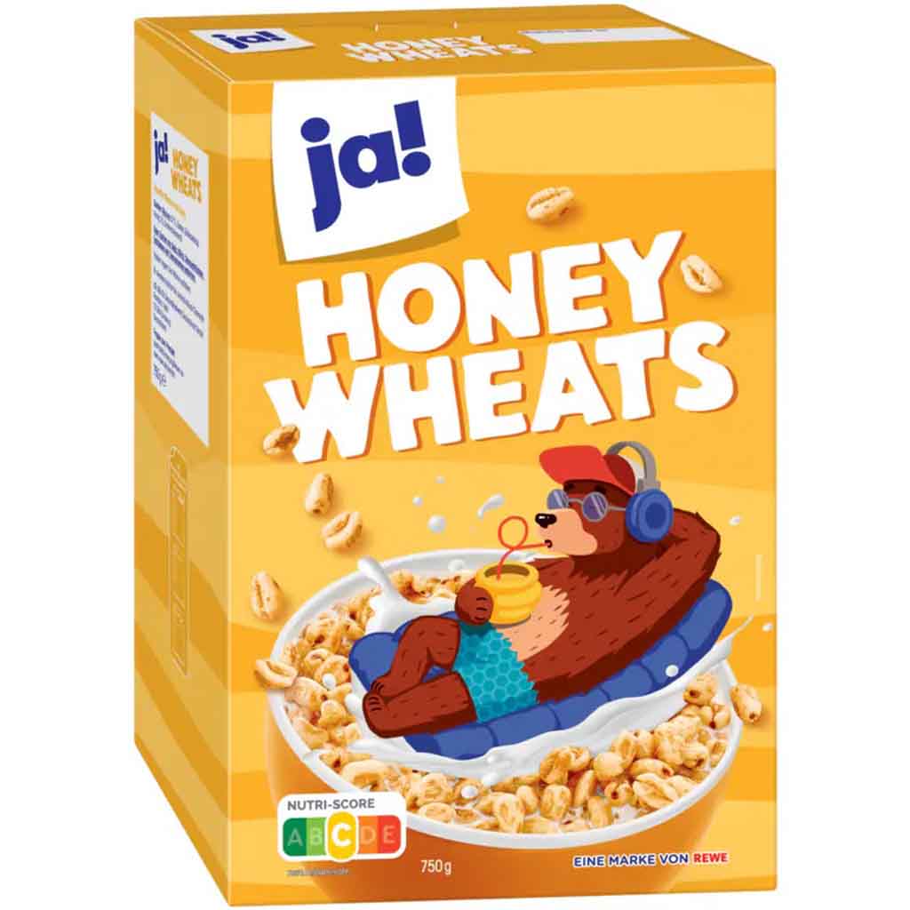 ja! Honey Wheats 750g MHD:31.10.25