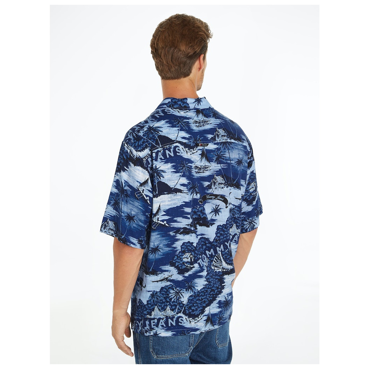 Tommy Jeans TJM AO HAWAIIAN CAMP SHIRT EXT