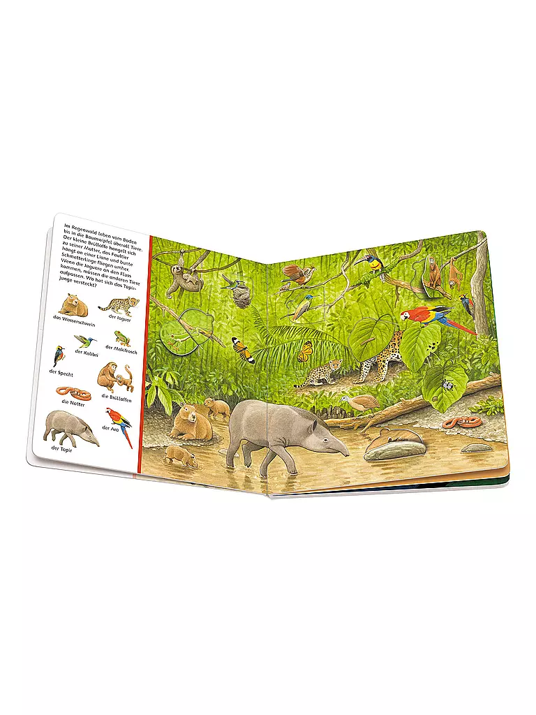 RAVENSBURGER Wimmelbuch - Tiere und ihre Kinder  keine Farbe