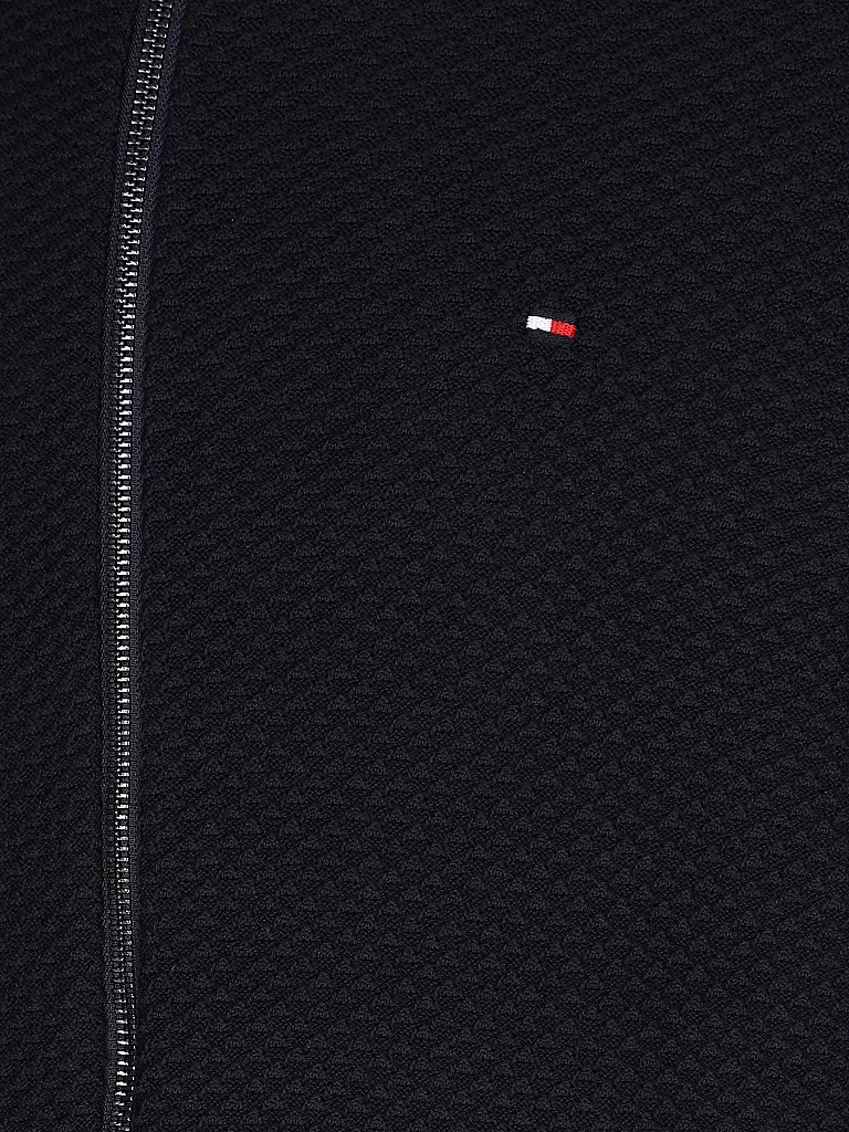 TOMMY HILFIGER Strickjacke blau