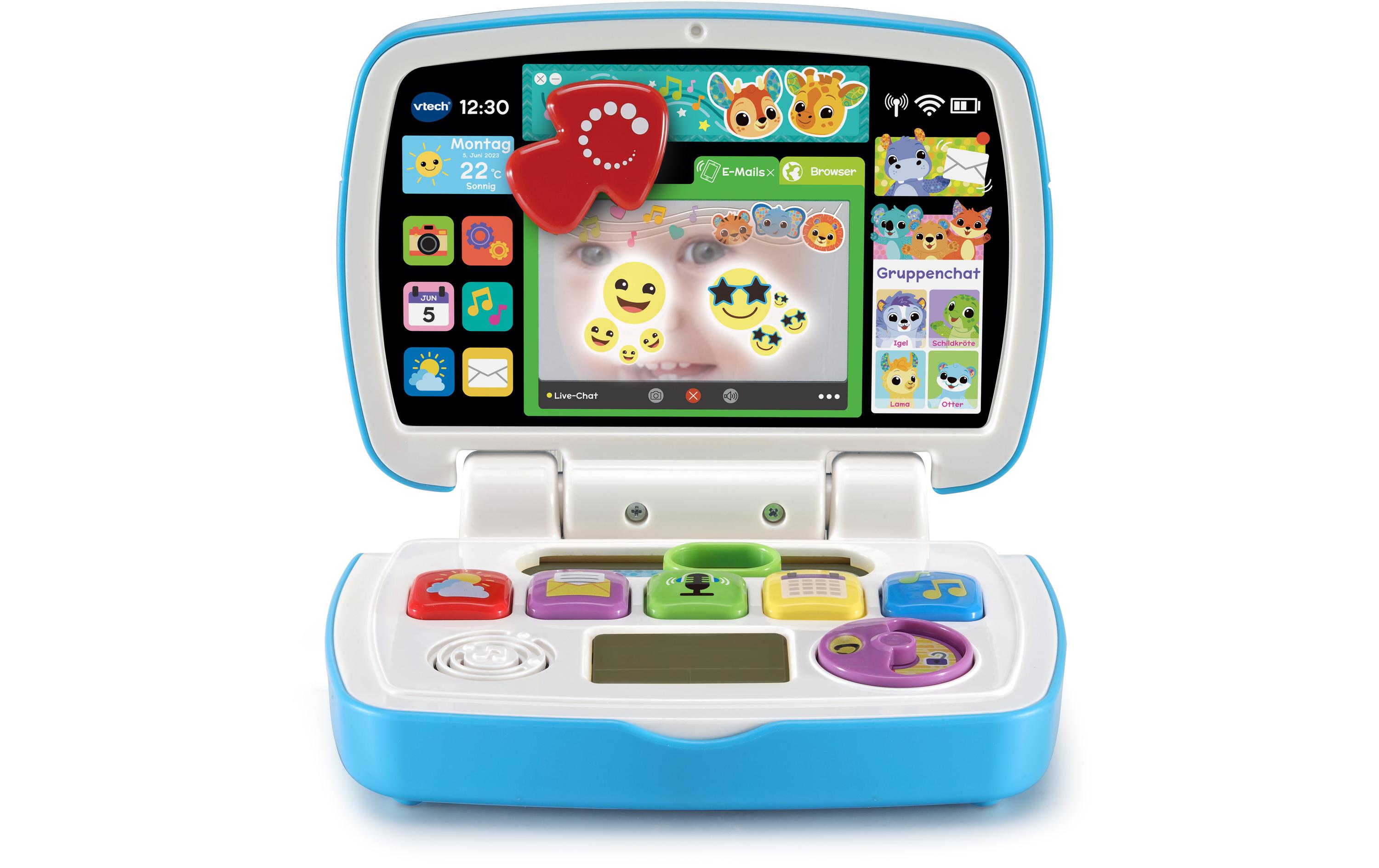 Tierfreunde-Laptop -DE-Kinder-Tablet mit Licht- und Soundeffekten