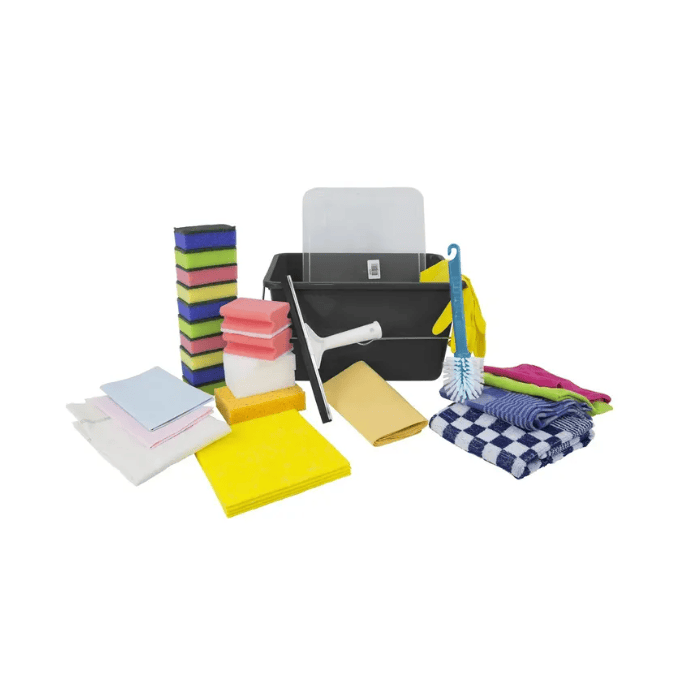 Drempel emmer Basis set Schoonmaak set met schoonmaak artikelen Met Emmer