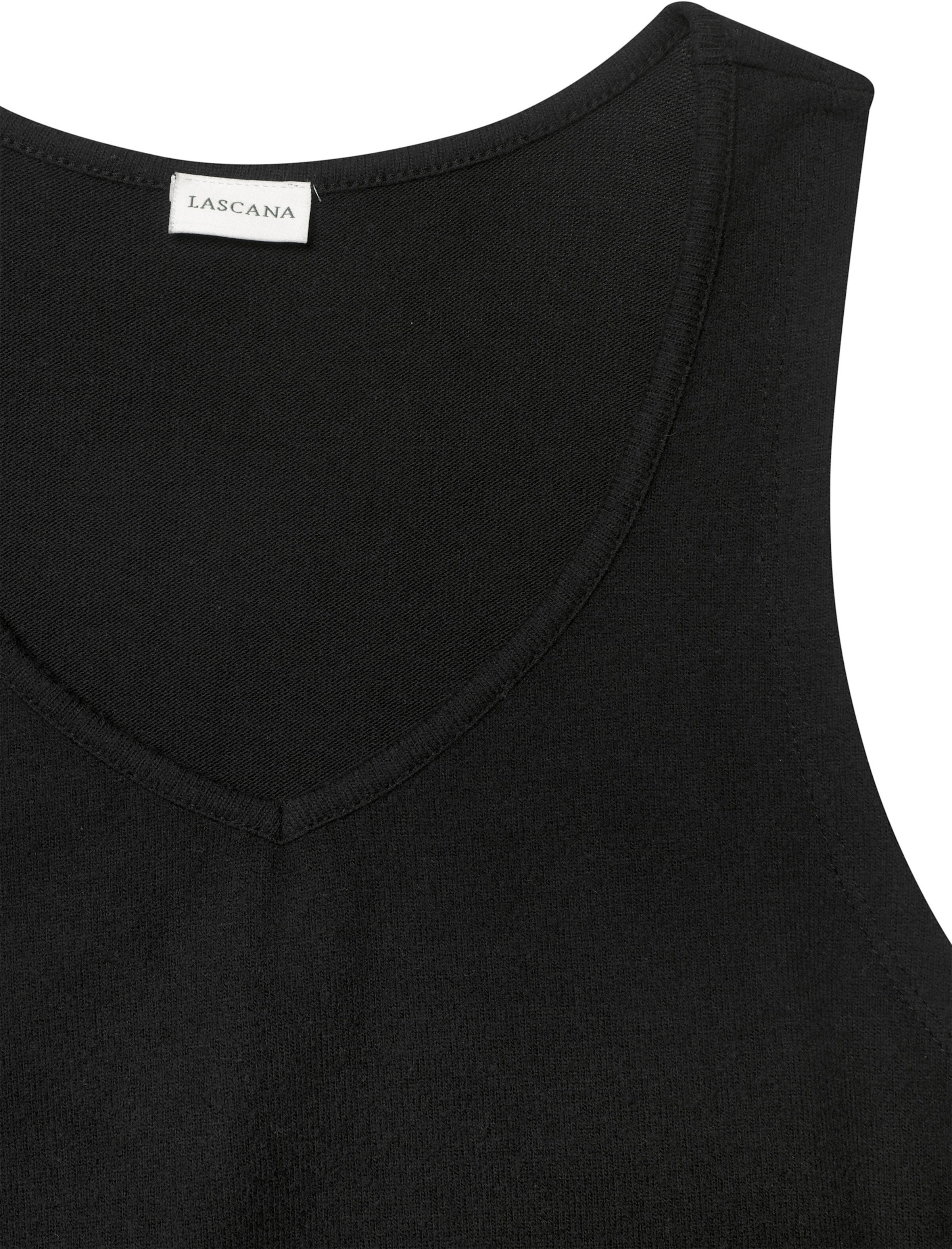 LASCANA Stricktop in schwarz