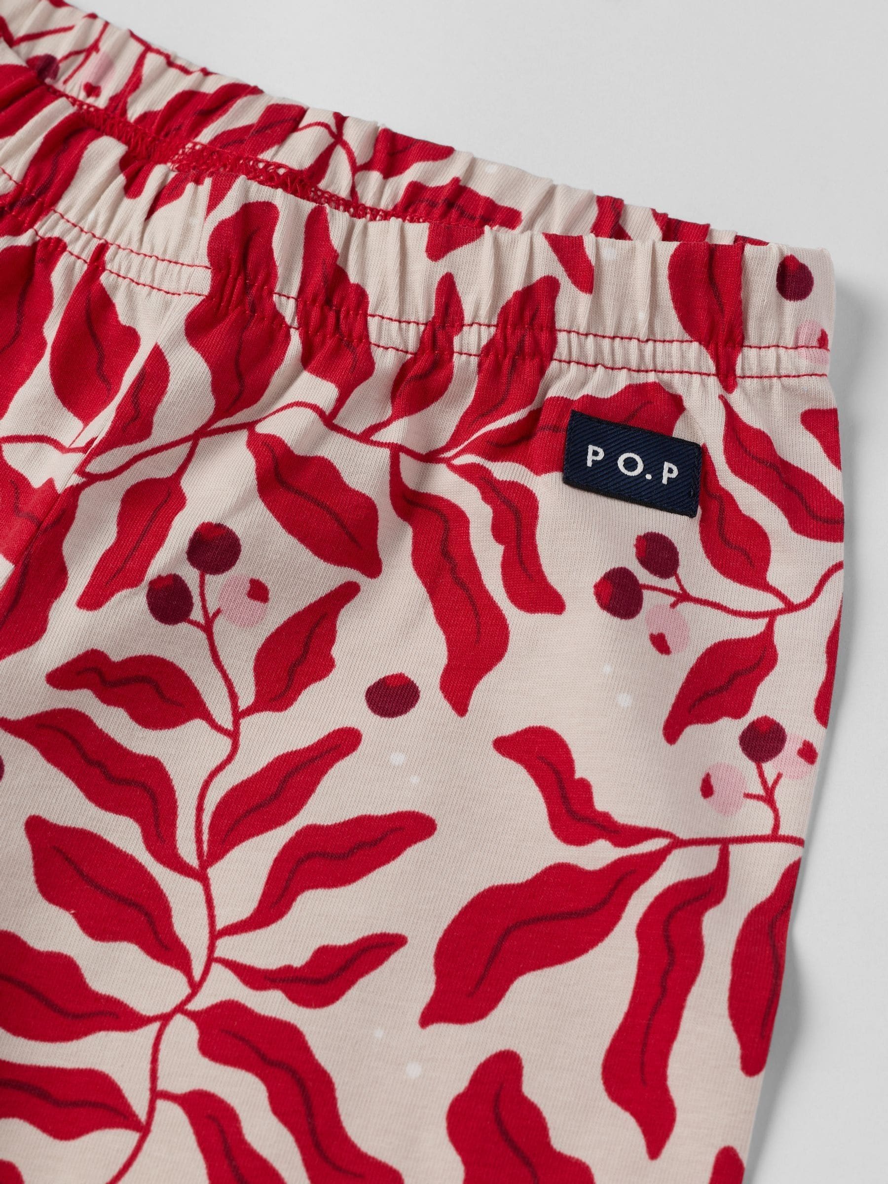 Polarn O. Pyret Christmas Berry Print Pyjamas