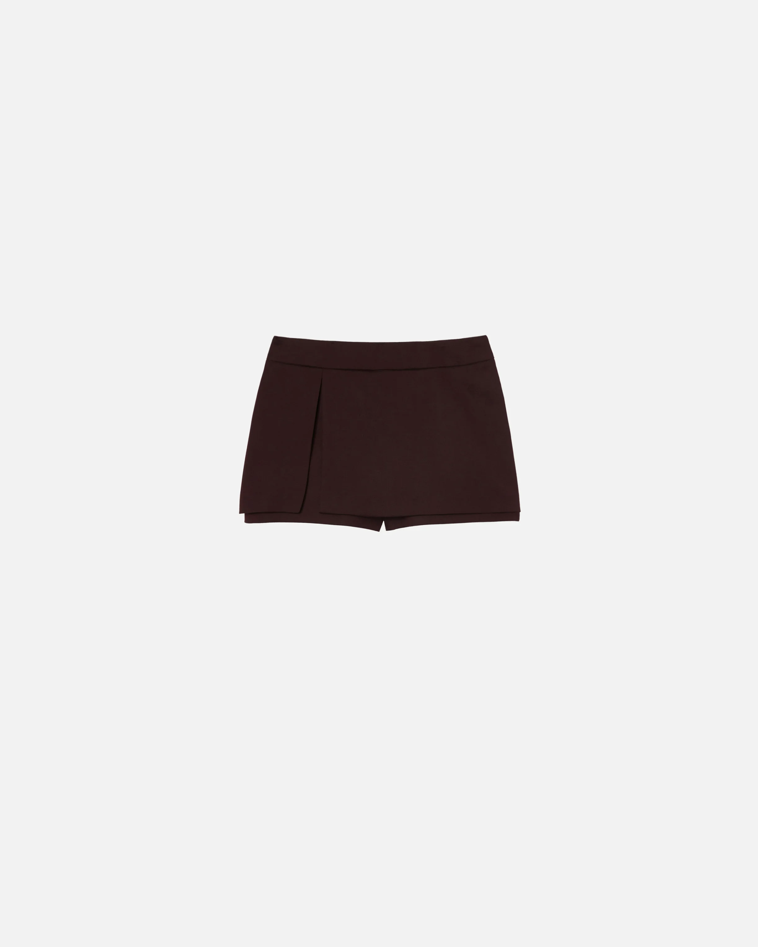 Jupe-short en flanelle | Rouge