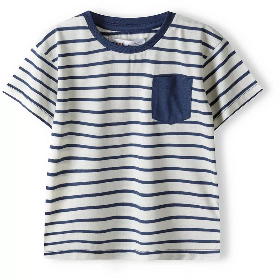 MINOTI T-Shirt und Shorts im Set GelbbraunWeißBlau
