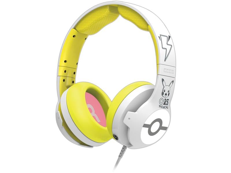 Hori Headset Pikachu – Pop Weiss Komfortables Gaming-Headset für die Switch im Pokémon Design