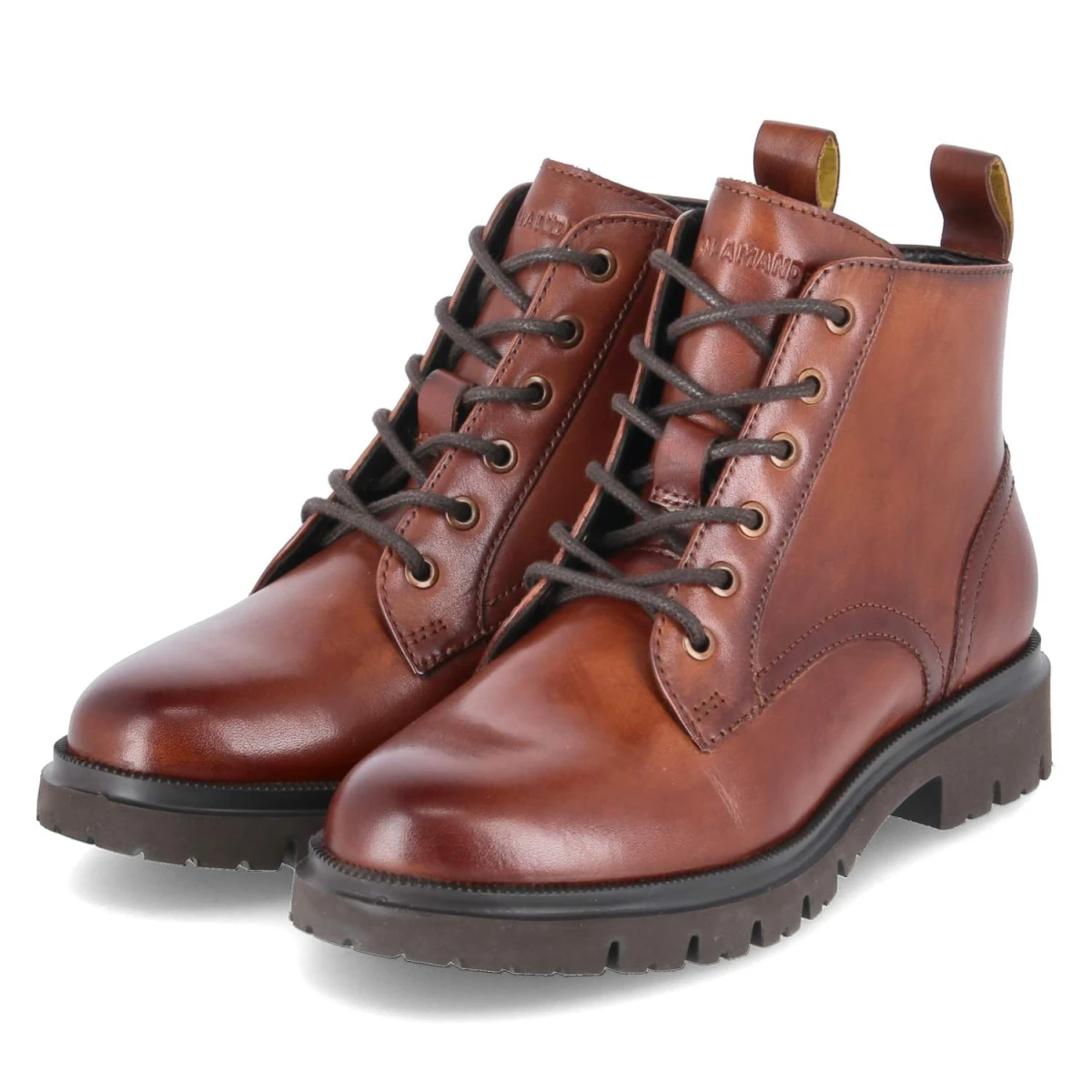 SalamanderSchnürstiefeletten - Cognac