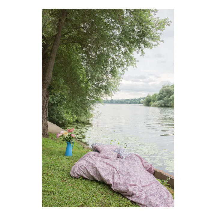 Louise Misha Housse de couette Noemie en coton bio | Rose