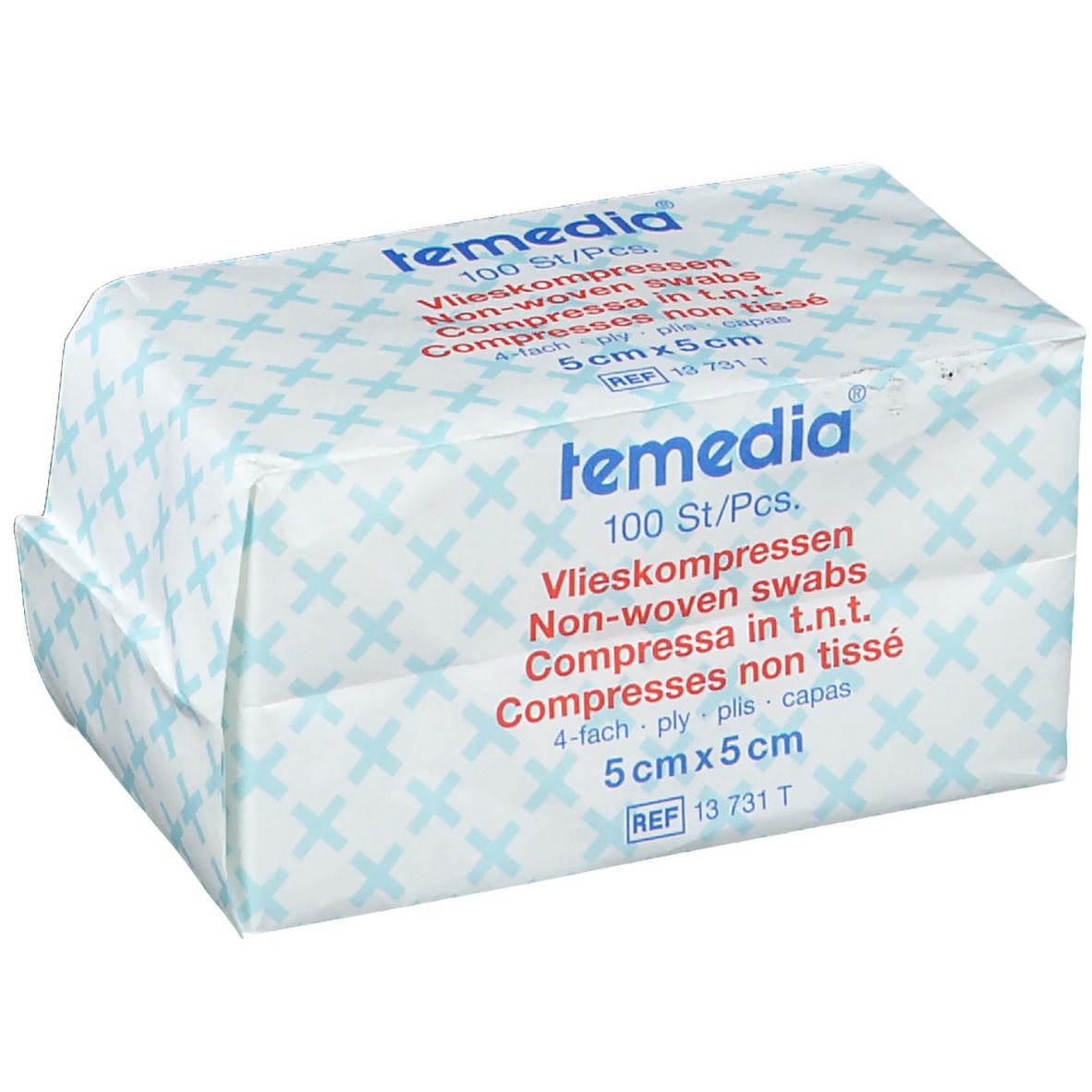 Temedia® Vliesstoffkompresse 5 x 5 cm