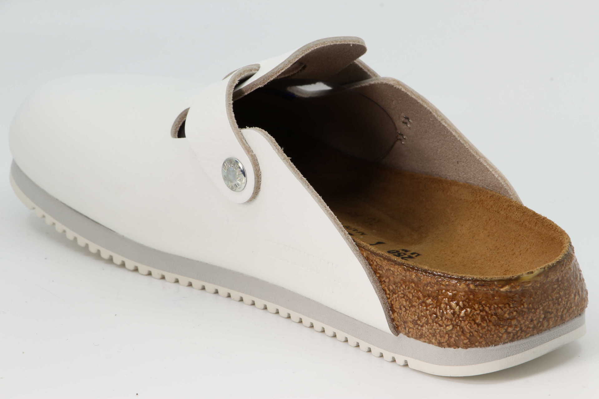 Birkenstock Boston schmal weiss