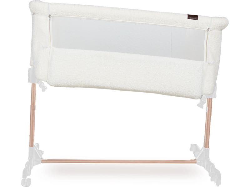 Quax Beistellbett Side-By-Side Cream Boucle Platzsparendes und bequemes Kinderbett