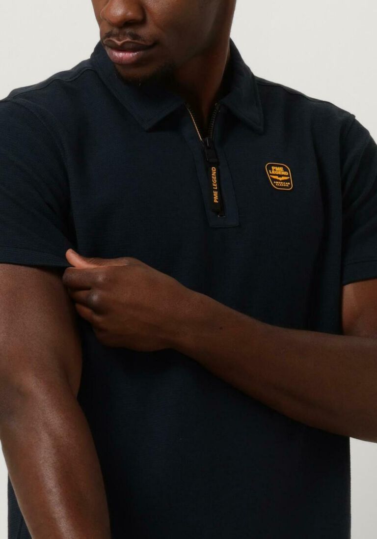 PME LEGEND blauwe pme legend polo short sleeve polo pique
