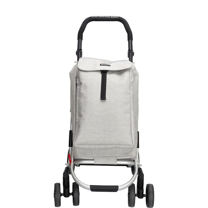 Beagles Shop&Go Boodschappentrolley 4-Wielen Grijs