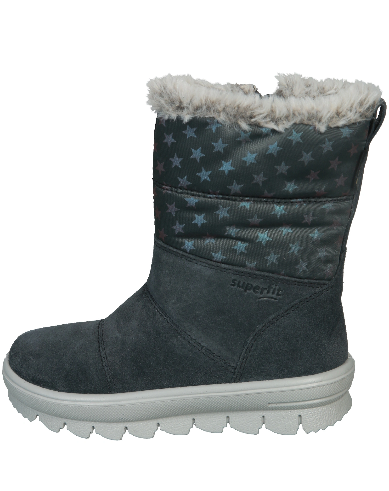 Stiefel FLAVIA - STARS AOP gefüttert in grau