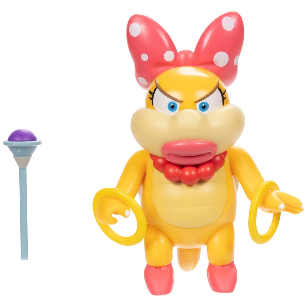 Nintendo Super Mario 10 cm Wendy mit Zauberstab