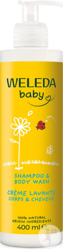 Weleda Baby Shampooing & Crème De Douche Au Calendula 400ml