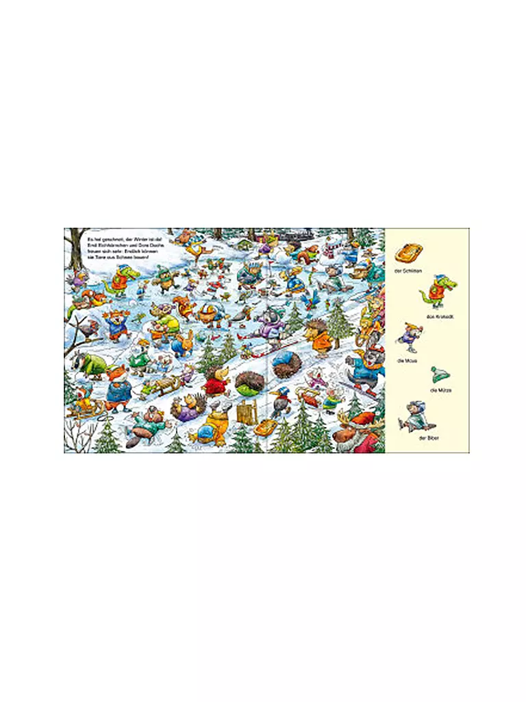 LOEWE VERLAG Wimmelbuch - Meine allererste WeihnachtsWimmelWelt keine Farbe