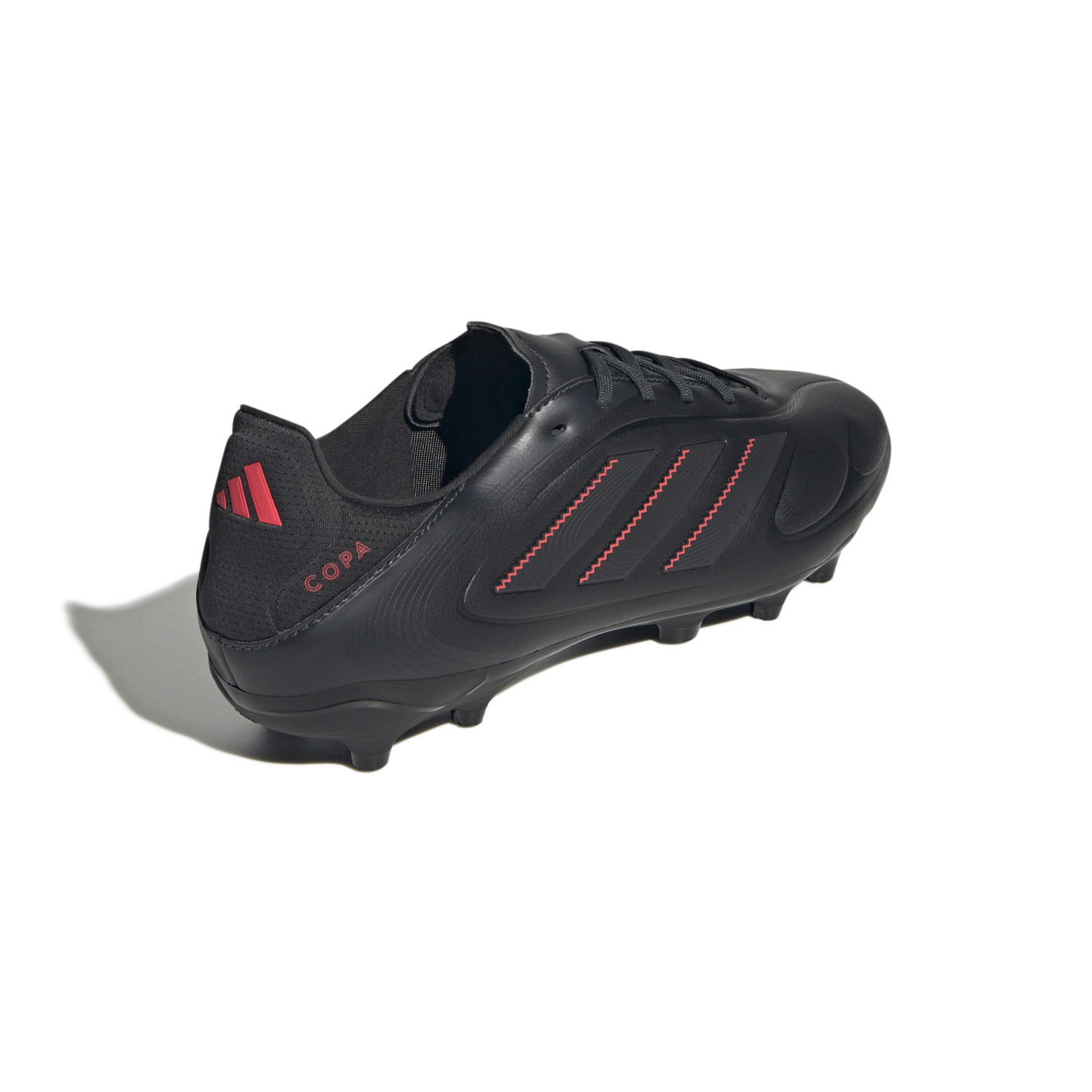 Adidas Copa Pure III League Gras / Kunstgras Voetbalschoenen (MG) Zwart Donkergrijs Rood