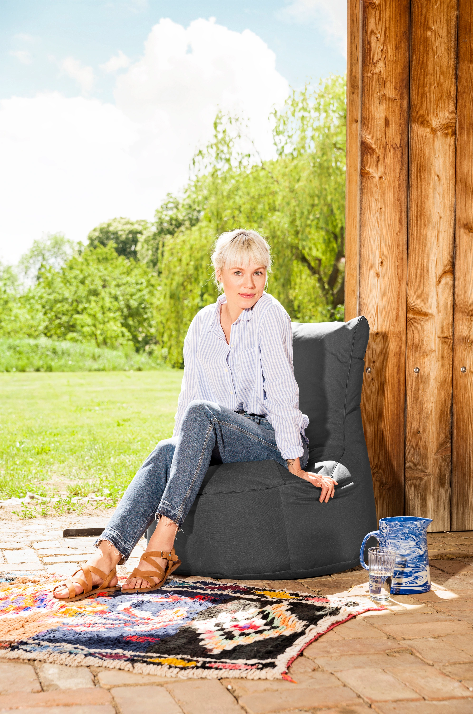 Sitzsack Swing BRAVA (Farbe: schwarz)
