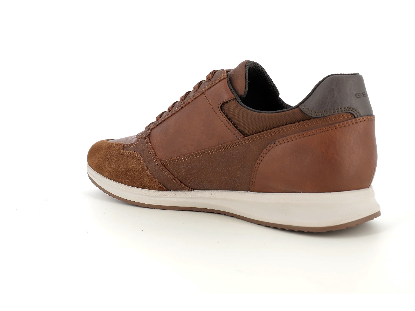 Geox-U AVERY U35H5A Matières combinées Cognac