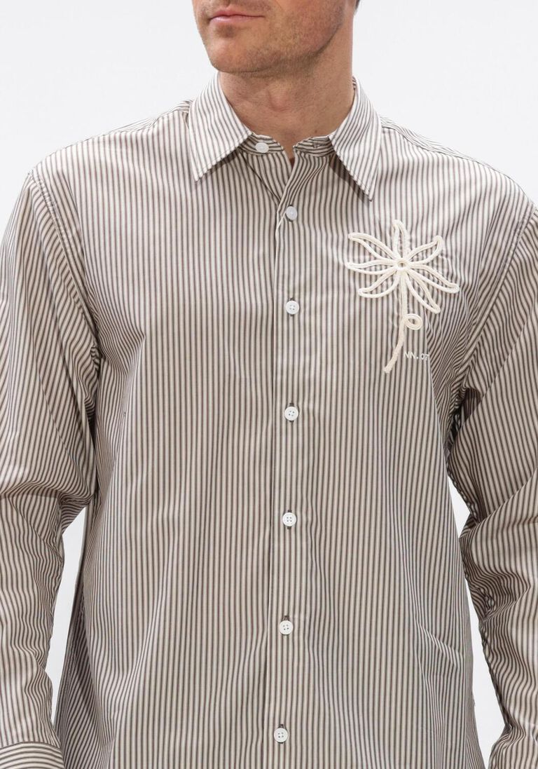 beige nn.07 casual overhemd quinsy app 5322