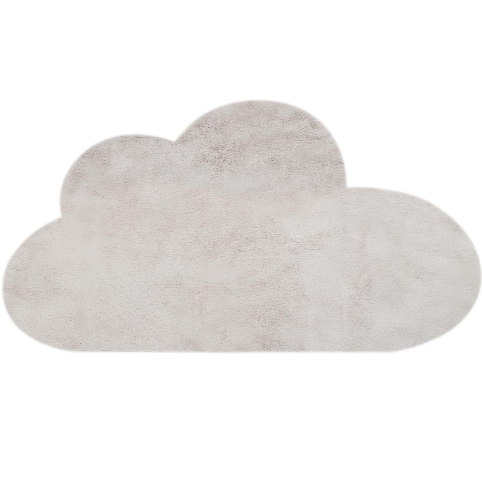 Kunstfellteppich - grau - Wolke - 107x60 cm