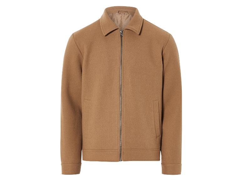 Heren jas wollen look