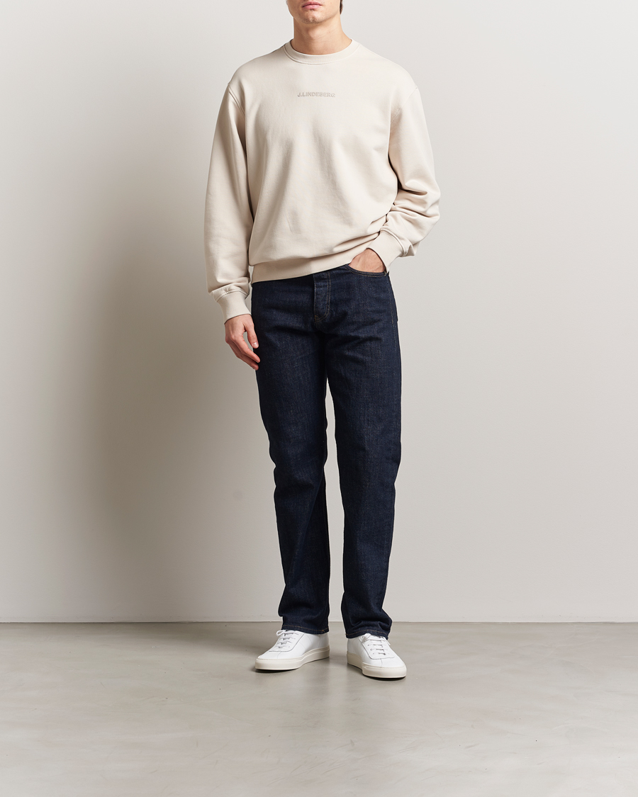 J.Lindeberg Callan Cotton Crew Neck Moonbeam