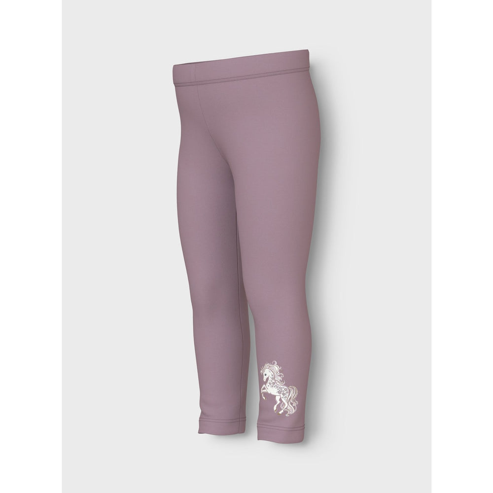 Køb Name It Elderberry Unicorn Davina AOP Sweat Leggings