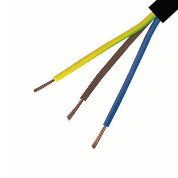 Handson Stroomkabel 3x 0,75mm² Zwart 20 Meter