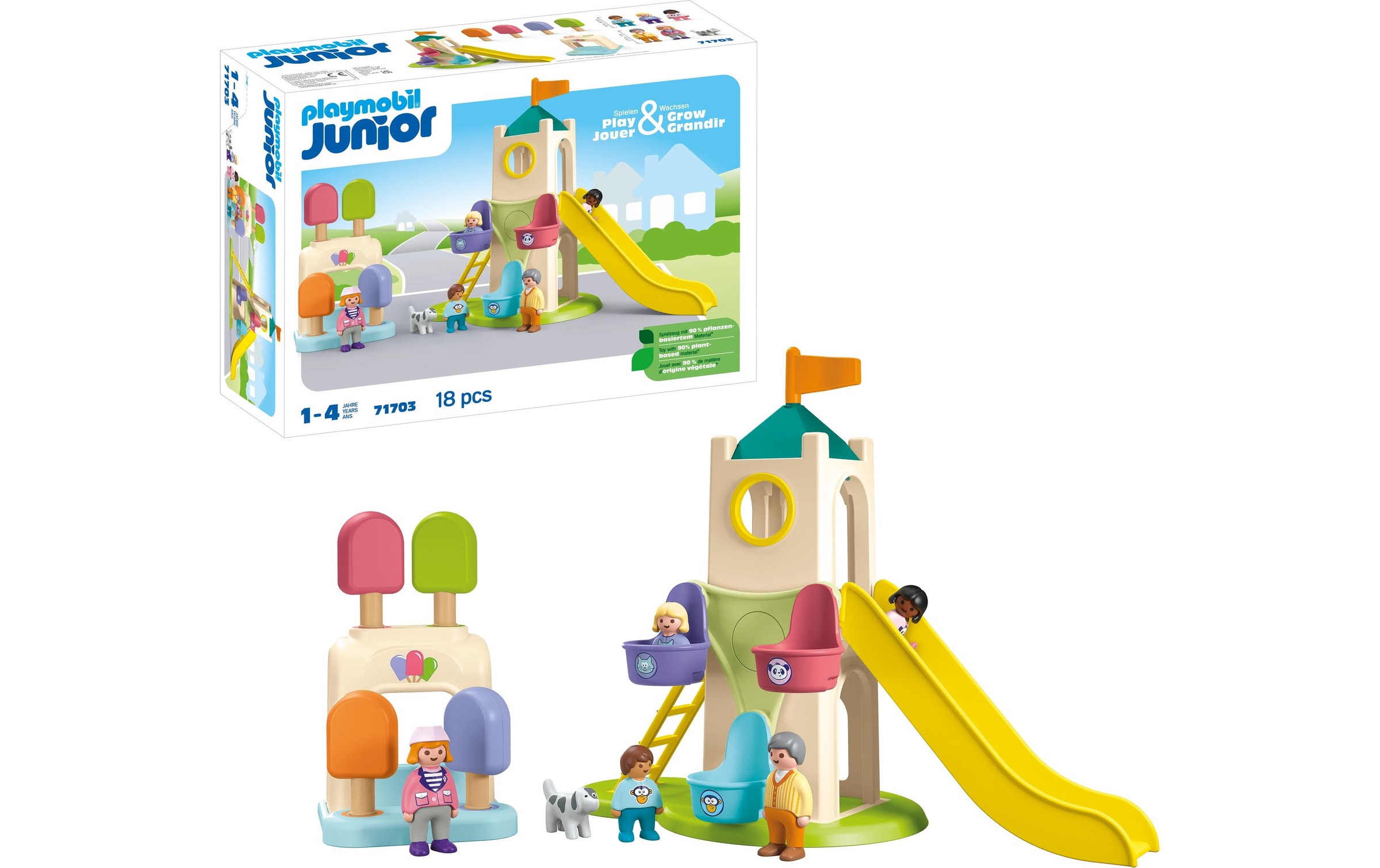 Playmobil® Spielbausteine »Junior Erlebnisturm mit Eisstand 71703«