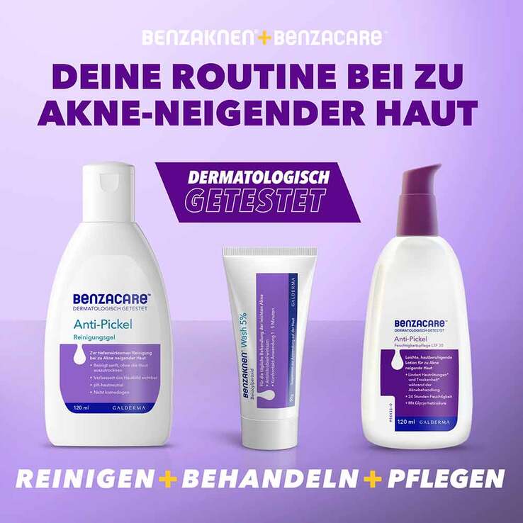 Benzaknen® 5% Gel bei leichter bis mittelschwerer Akne, 2X40 g