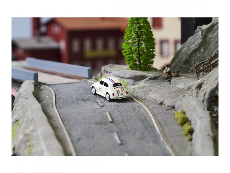 Carson RC Fahrzeug VW Beetle Rallye H0, RTR Ferngesteuerter Volkswagen Käfer im Massstab 1:87