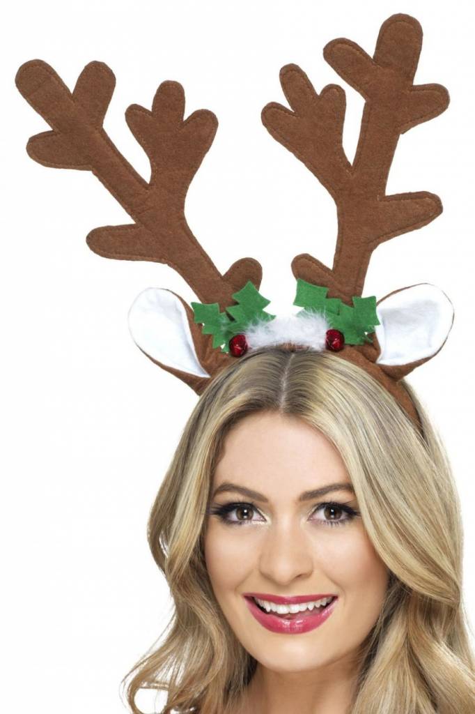 Kerst Haarband Rendier XL