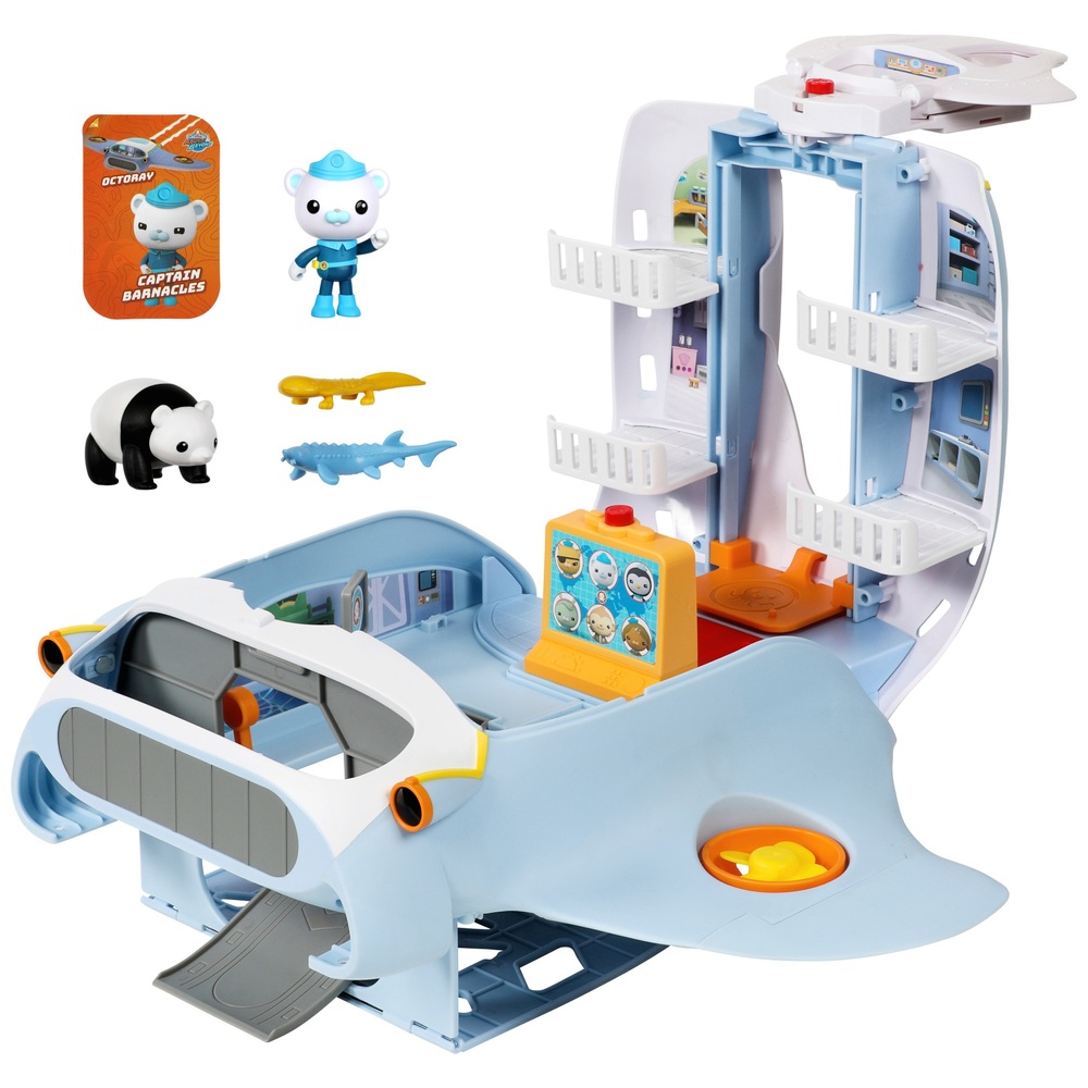 Octonauts Above & Beyond Octoray Verwandlungsspielset mit Licht und Sound
