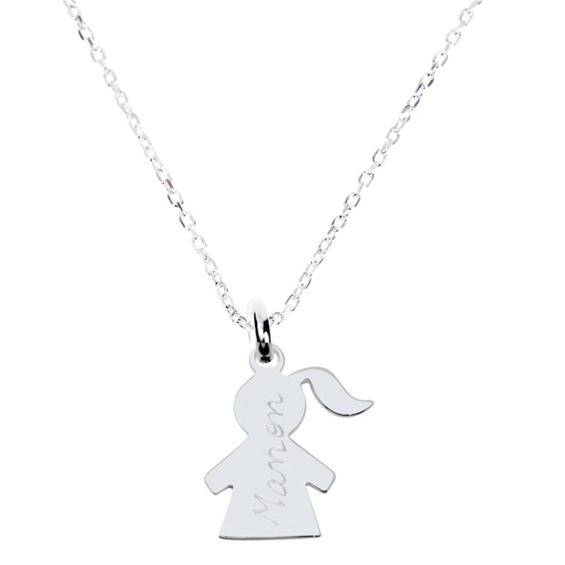 Collier enfant petite fille en argent 925