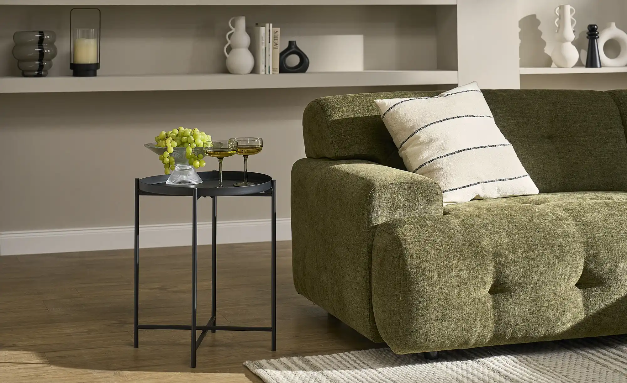 Gray & Jones Kissen Blockstreifen