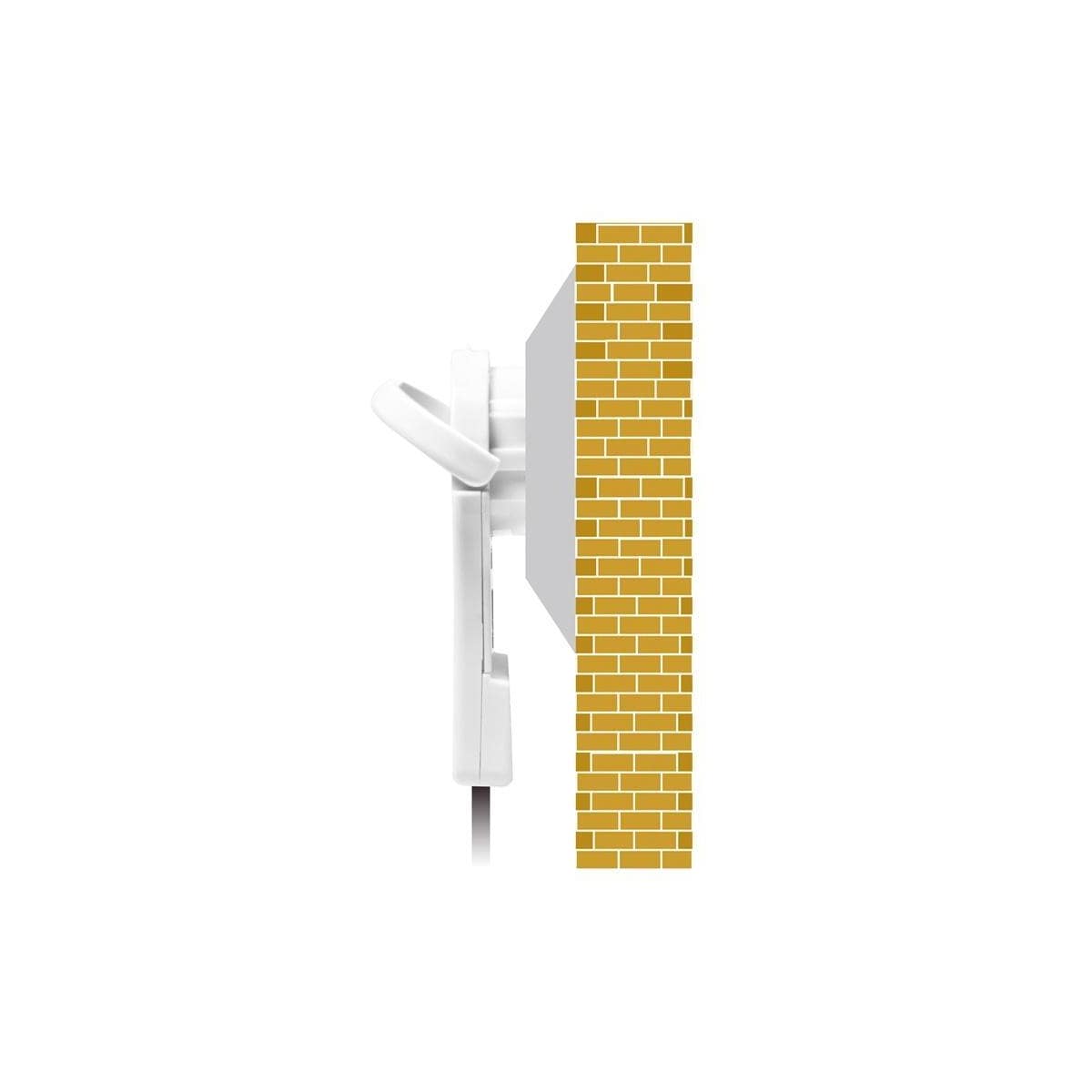 LogiLink Platt stickpropp Jordad
