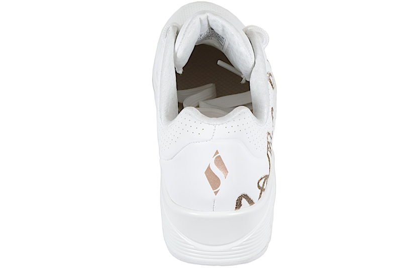 SKECHERS UNO - GOLDEN HEART WHITE SNEAKER