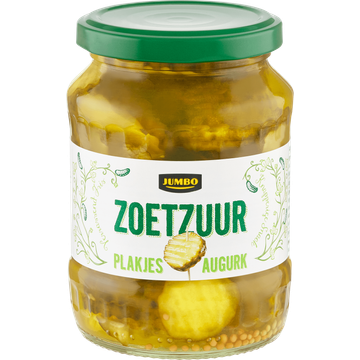Jumbo Plakjes Augurk Zoetzuur 330 g