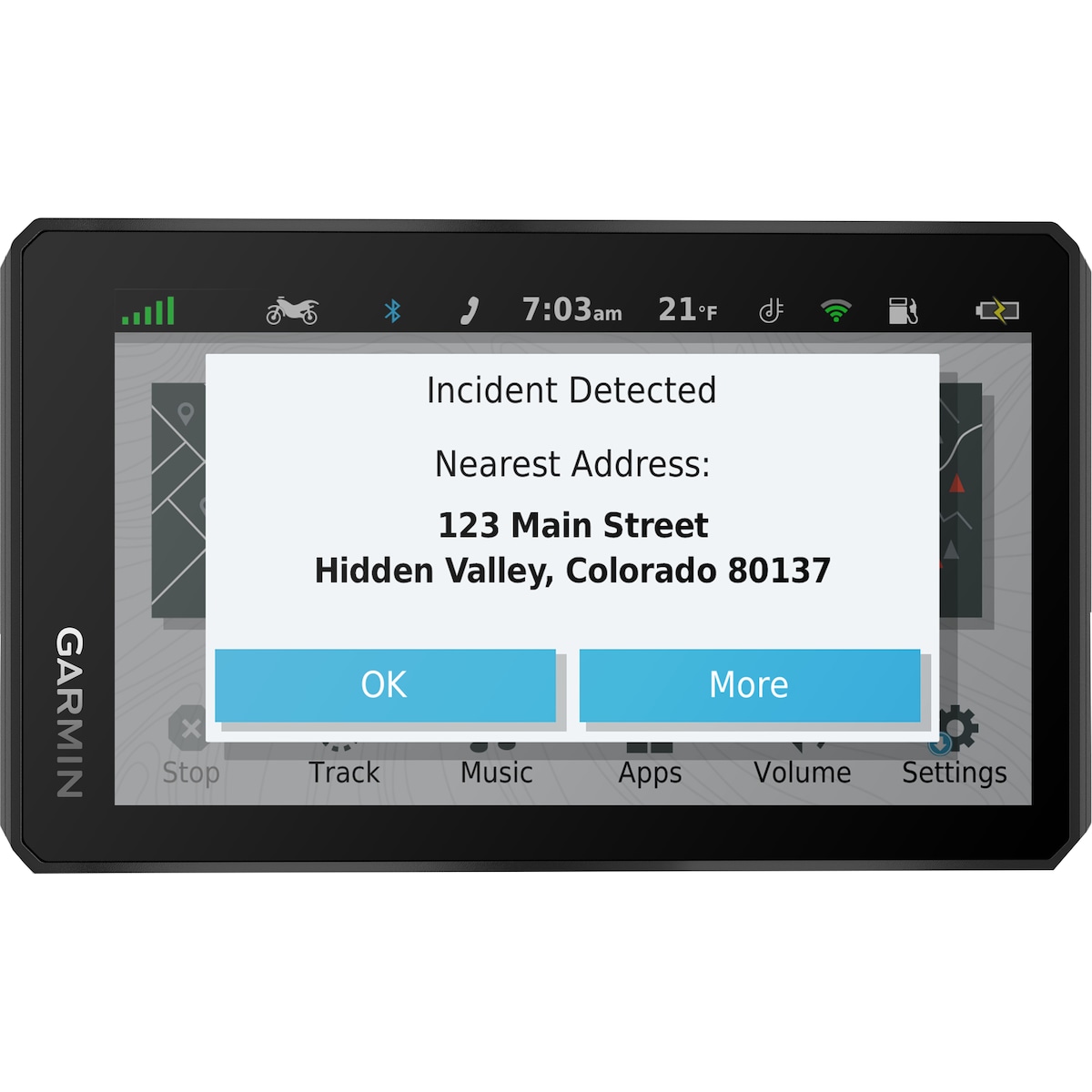 Garmin Zumo XT MT-S GPS motorsykkel (sort)
