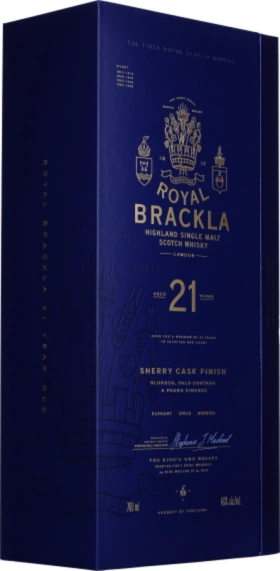 ROYAL BRACKLA 21 YEARS SHERRY FINISH 70CL