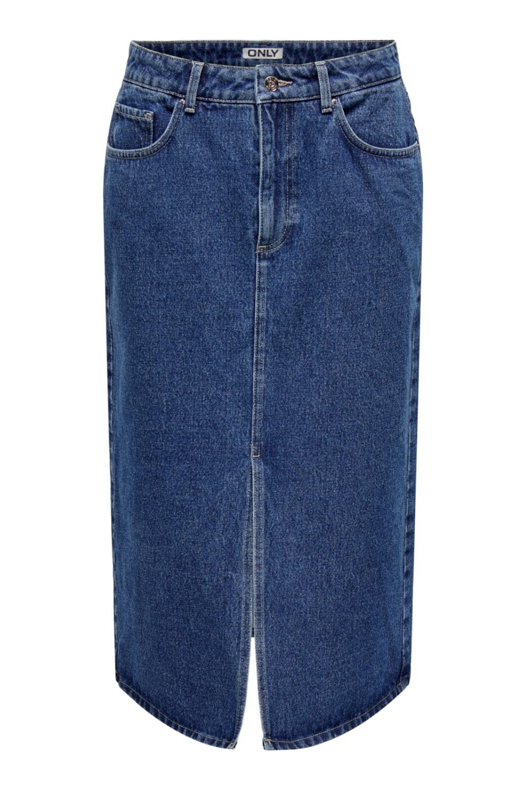 Only Onlbianca Midi Skirt Rea 4460382 medium blue denim