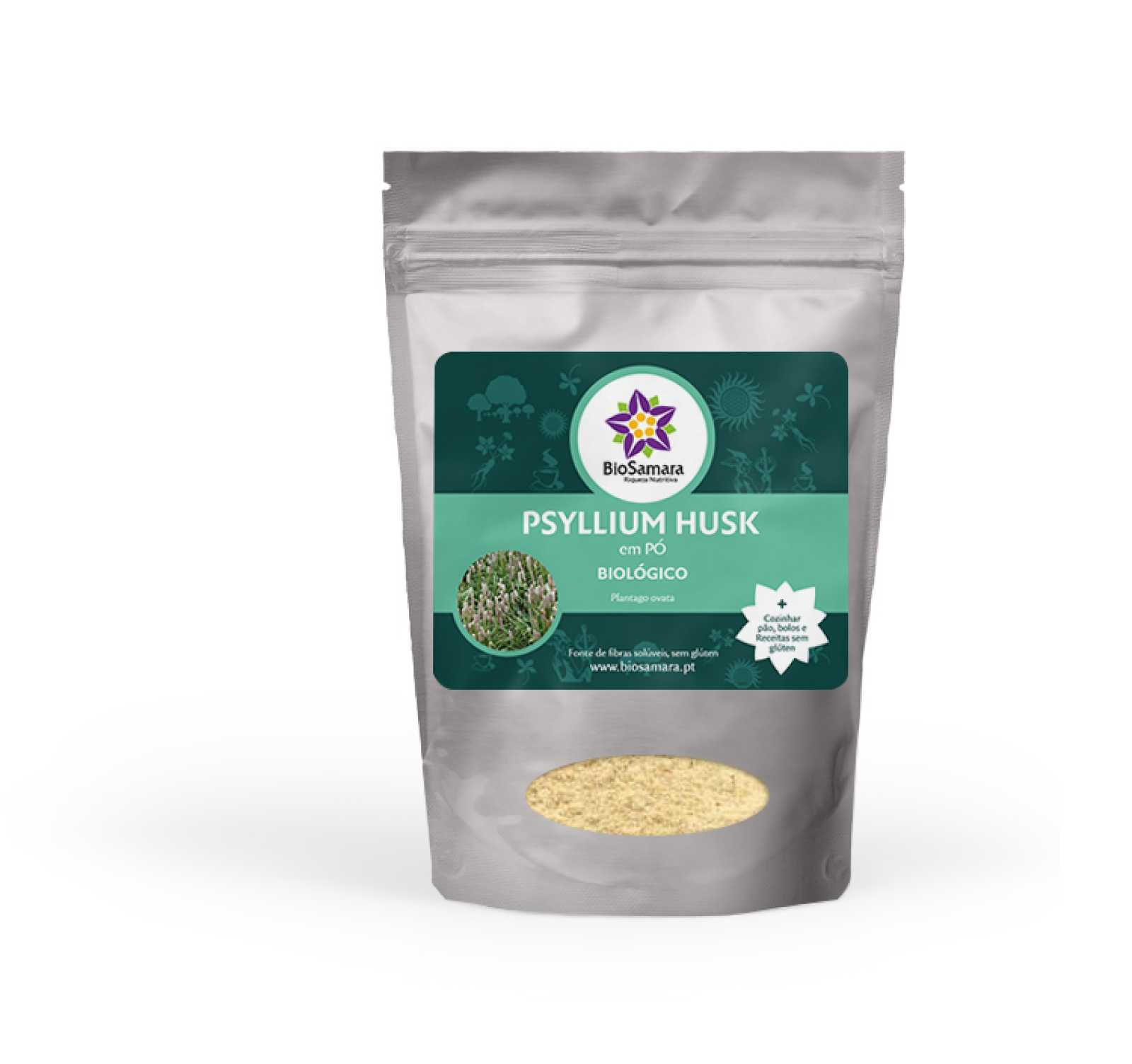 Pó de casca de psílio Biosamara 125g