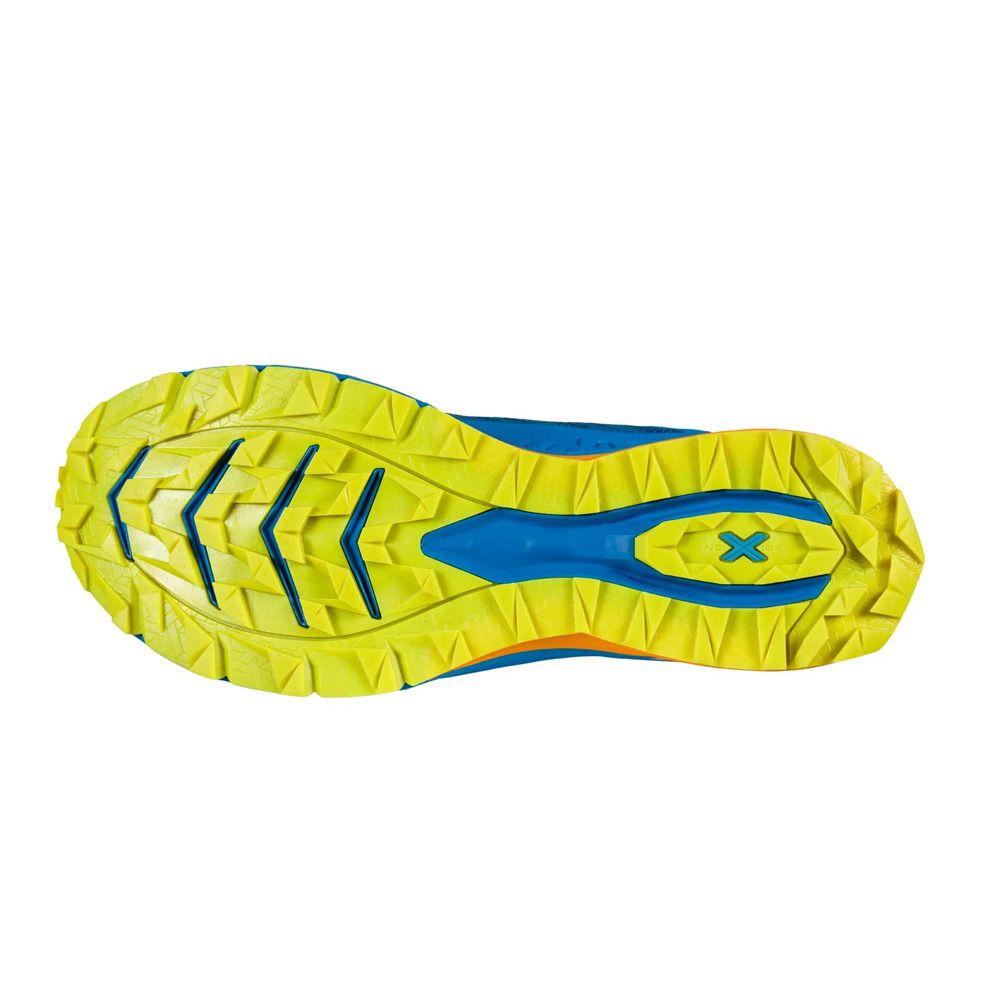 La Sportiva KARACAL - Chaussures trail Homme electric blue/citrus