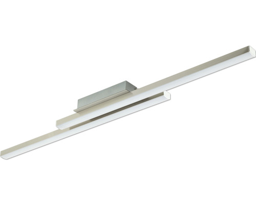 LED Smart Light Plafondlamp 16W 4800 lm CCT + RGB 105,5x12 cm nikkel/mat - Compatibel met SMART HOME van hornbach