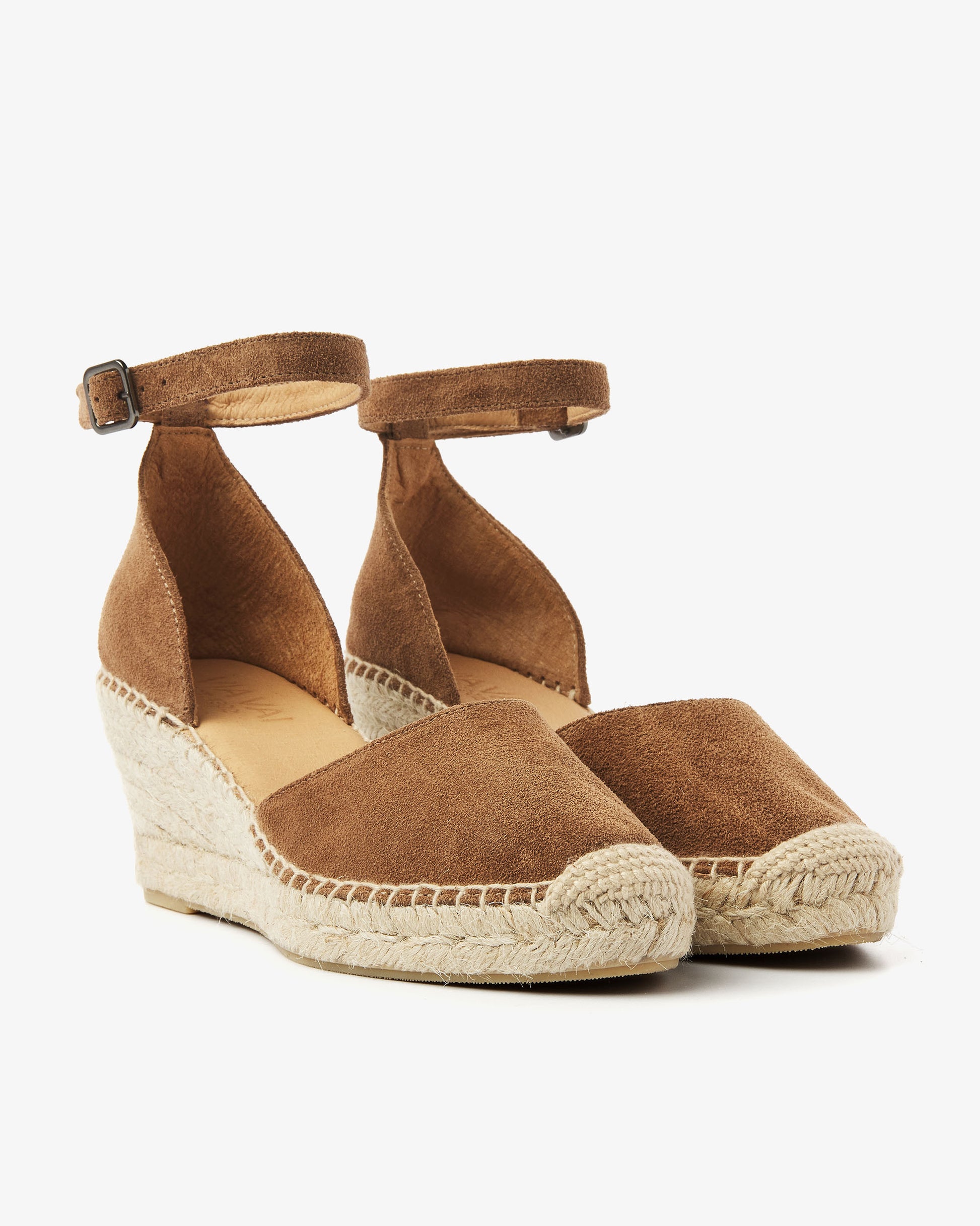 VIA VAI cognac espadrilles  Flora Braid