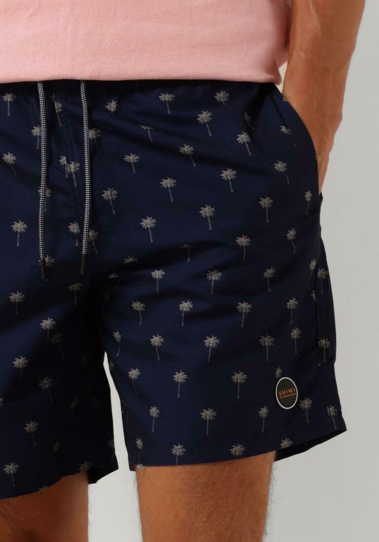 SHIWI donkerblauwe shiwi  men swimshort palm