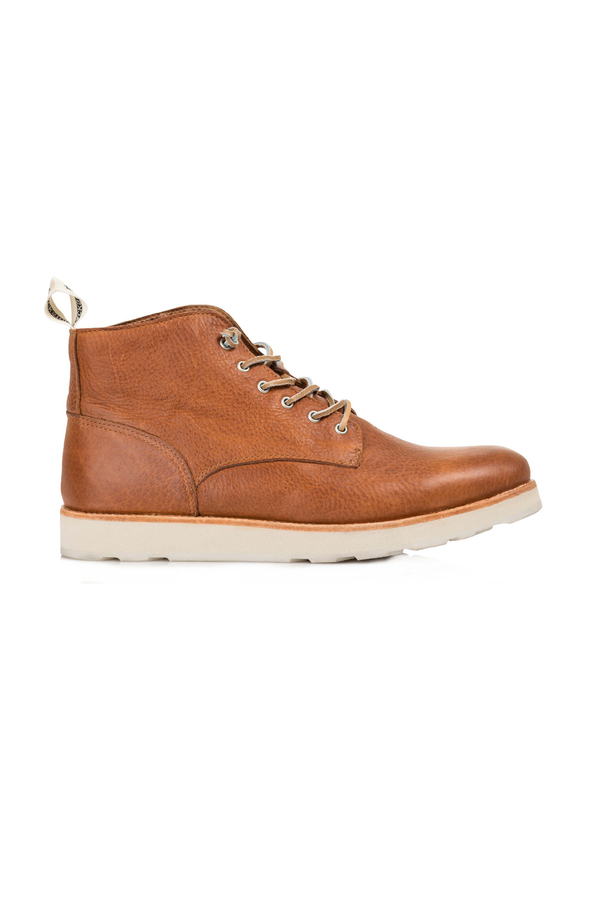 BLACKSTONE Boots en cuir grainé Marron